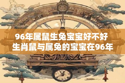 96年属鼠生兔宝宝好不好 生肖鼠与属兔的宝宝在96年出生好吗