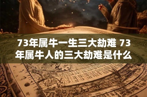 73年属牛一生三大劫难 73年属牛人的三大劫难是什么