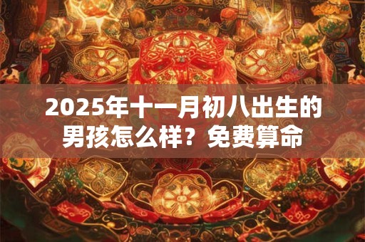2025年十一月初八出生的男孩怎么样？免费算命