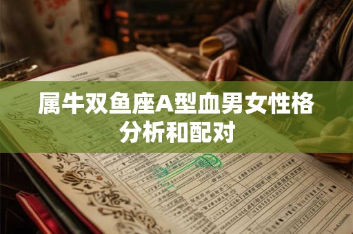属牛双鱼座A型血男女性格分析和配对