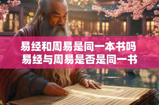 易经和周易是同一本书吗 易经与周易是否是同一书