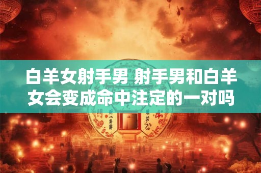 白羊女射手男 射手男和白羊女会变成命中注定的一对吗