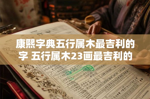 康熙字典五行属木最吉利的字 五行属木23画最吉利的字