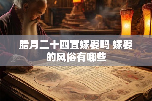 腊月二十四宜嫁娶吗 嫁娶的风俗有哪些 腊月二十四宜嫁娶吗 嫁娶的风俗有哪些