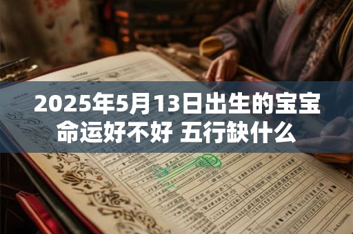 2025年5月13日出生的宝宝命运好不好 五行缺什么 2025年5月13日出生的宝宝命运好不好 五行缺什么