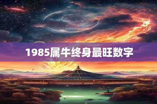 1985属牛终身最旺数字