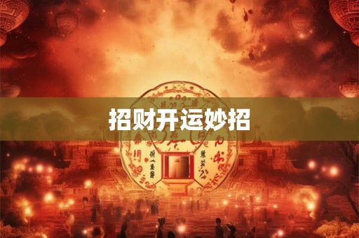 招财开运妙招