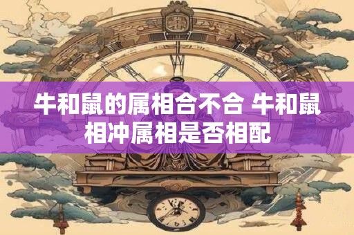 牛和鼠的属相合不合 牛和鼠相冲属相是否相配