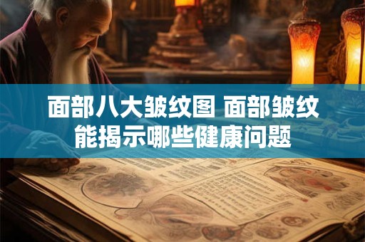 面部八大皱纹图 面部皱纹能揭示哪些健康问题