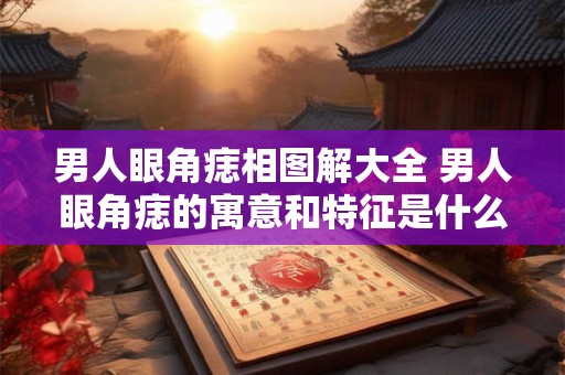 男人眼角痣相图解大全 男人眼角痣的寓意和特征是什么