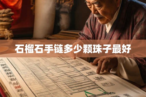 石榴石手链多少颗珠子最好