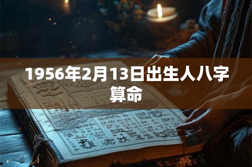 1956年2月13日出生人八字算命 1956年2月13日出生人八字算命