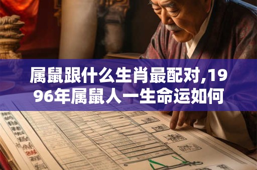 属鼠跟什么生肖最配对,1996年属鼠人一生命运如何