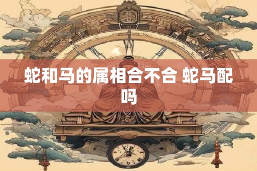 蛇和马的属相合不合 蛇马配吗