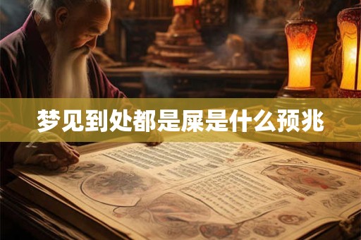 梦见到处都是屎是什么预兆