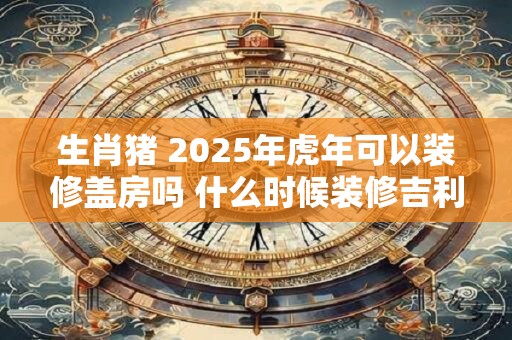 生肖猪 2025年虎年可以装修盖房吗 什么时候装修吉利