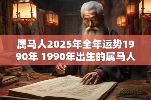 属马人2025年全年运势1990年 1990年出生的属马人2025年运势如何 属马人2025年全年运势1990年 1990年出生的属马人2025年运势如何