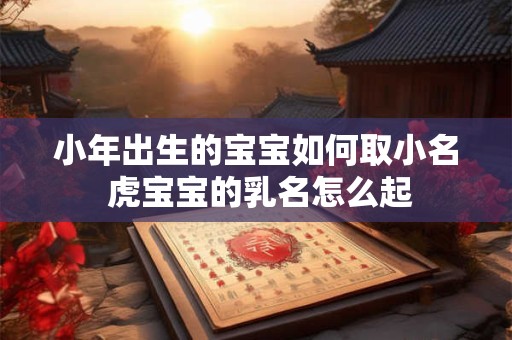 小年出生的宝宝如何取小名 虎宝宝的乳名怎么起