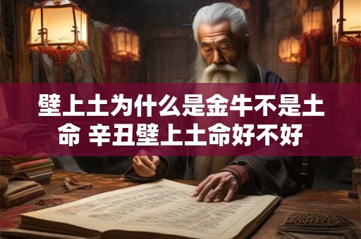 壁上土为什么是金牛不是土命 辛丑壁上土命好不好
