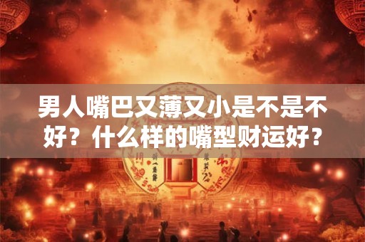 男人嘴巴又薄又小是不是不好？什么样的嘴型财运好？