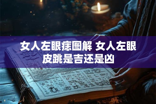女人左眼痣图解 女人左眼皮跳是吉还是凶