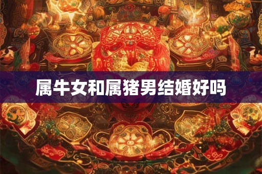 属牛女和属猪男结婚好吗