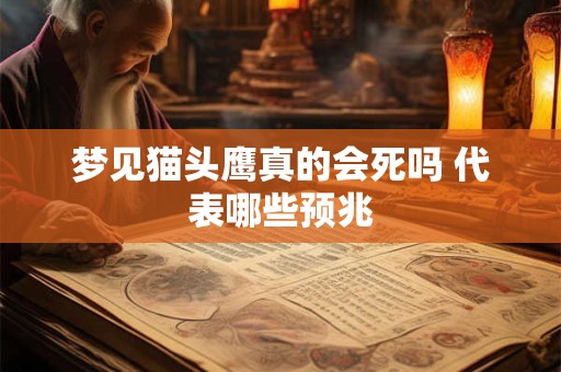 梦见猫头鹰真的会死吗 代表哪些预兆