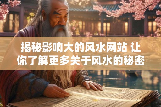 揭秘影响大的风水网站 让你了解更多关于风水的秘密！