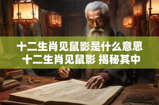 十二生肖见鼠影是什么意思 十二生肖见鼠影 揭秘其中奥秘！