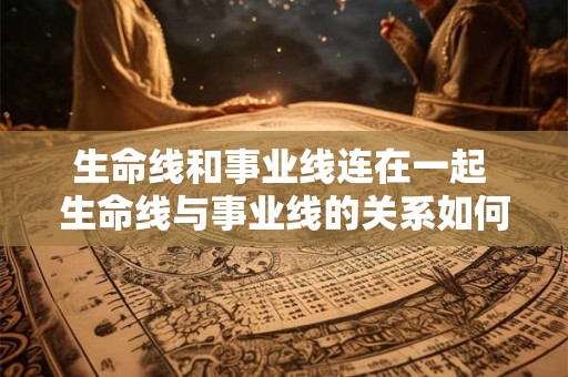 生命线和事业线连在一起 生命线与事业线的关系如何