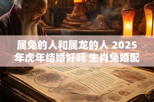 属兔的人和属龙的人 2025年虎年结婚好吗 生肖兔婚配谁合适