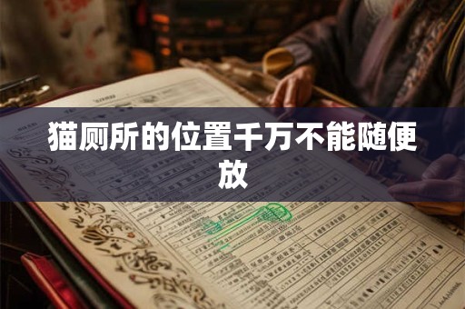 猫厕所的位置千万不能随便放