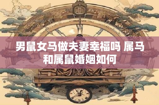 男鼠女马做夫妻幸福吗 属马和属鼠婚姻如何