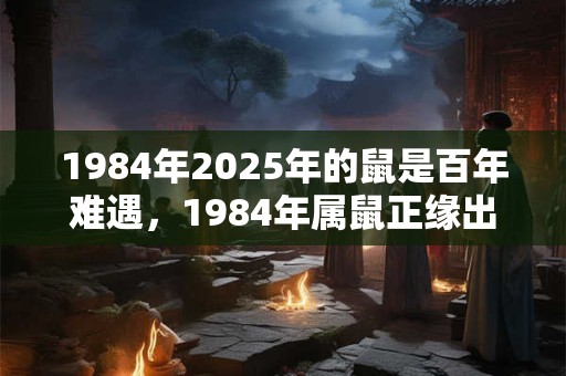 1984年2025年的鼠是百年难遇，1984年属鼠正缘出现在多少岁？