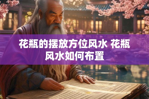 花瓶的摆放方位风水 花瓶风水如何布置