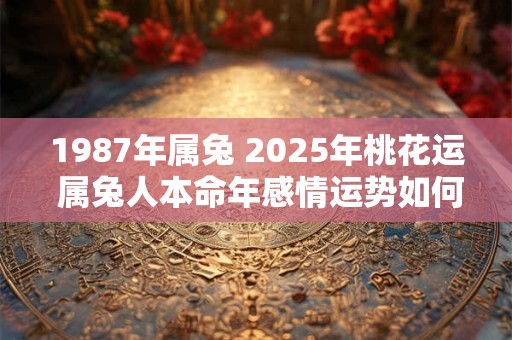1987年属兔 2025年桃花运 属兔人本命年感情运势如何