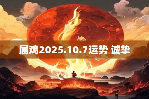 属鸡2025.10.7运势 诚挚