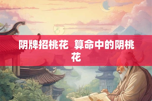 阴牌招桃花  算命中的阴桃花