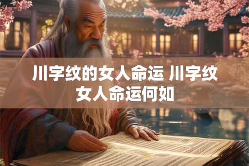川字纹的女人命运 川字纹女人命运何如