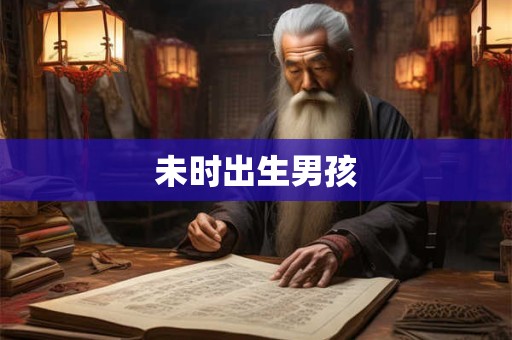 未时出生男孩