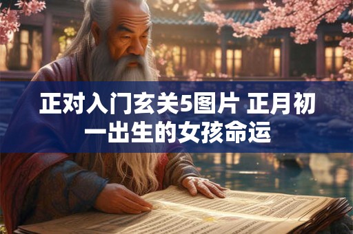 正对入门玄关5图片 正月初一出生的女孩命运
