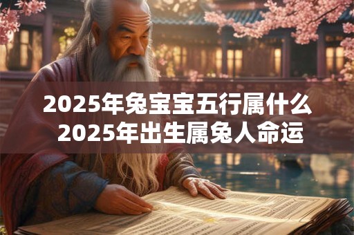 2025年兔宝宝五行属什么 2025年出生属兔人命运
