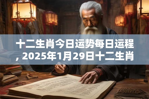 十二生肖今日运势每日运程, 2025年1月29日十二生肖运势