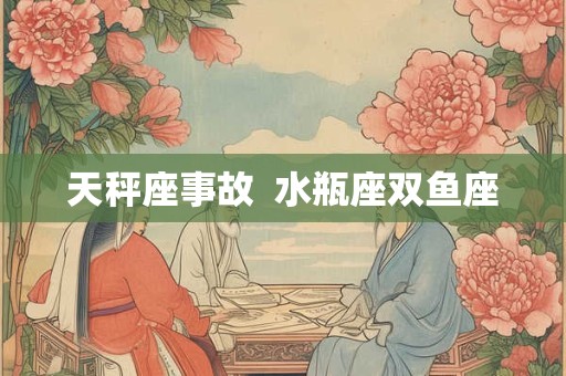 天秤座事故  水瓶座双鱼座 天秤座事故  水瓶座双鱼座