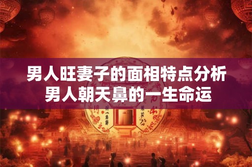 男人旺妻子的面相特点分析 男人朝天鼻的一生命运