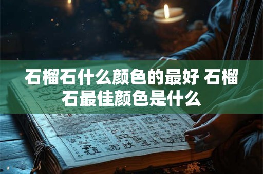 石榴石什么颜色的最好 石榴石最佳颜色是什么