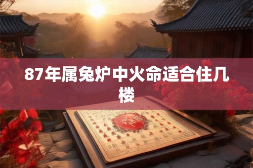 87年属兔炉中火命适合住几楼