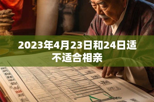 2023年4月23日和24日适不适合相亲