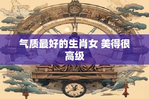 气质最好的生肖女 美得很高级