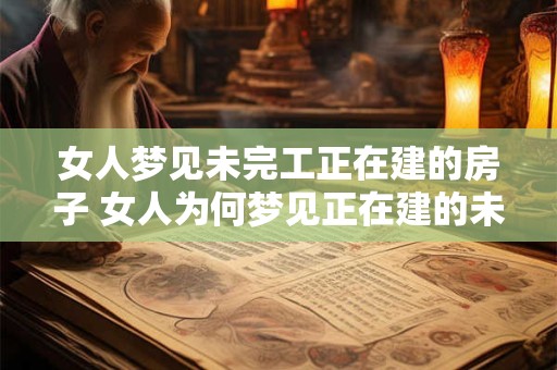 女人梦见未完工正在建的房子 女人为何梦见正在建的未完成房子